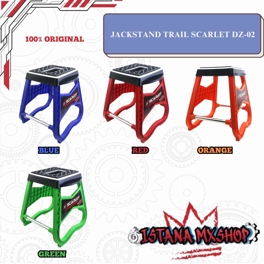 Jackstand DZ - 02 Supermoto Scarlet