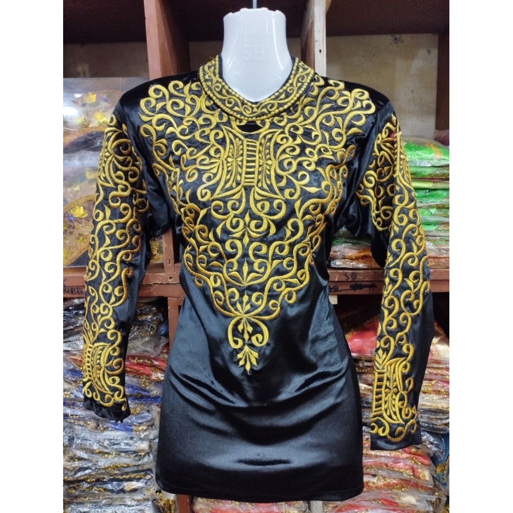 Baju Adat Aceh Perempuan Baldu Full Bordir
