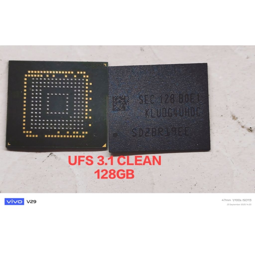 UFS 3.1 CLEAN RPMB 128GB KLUDG4UHDC SUPORT POCO X3 PRO SAMSUNG Z FLIP DLL