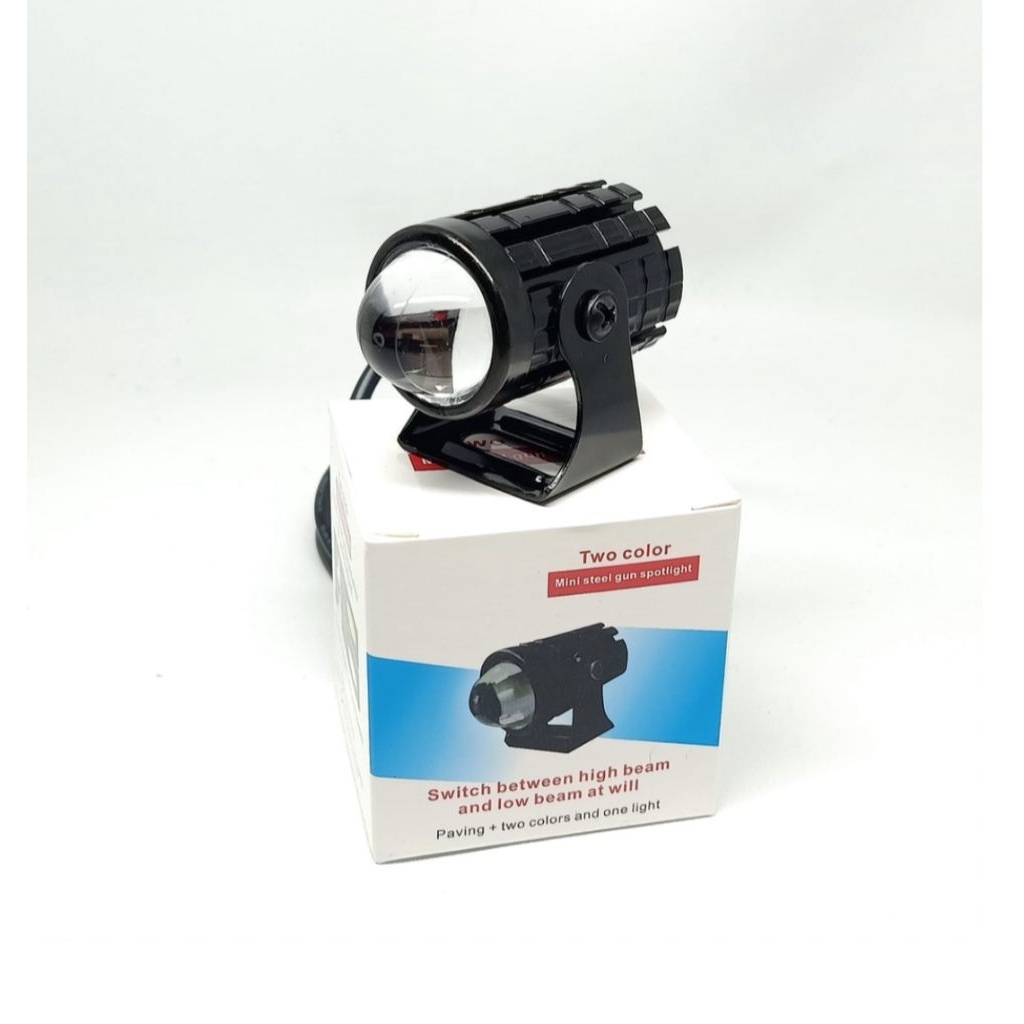 LAMPU LED SOROT MOBIL/MOTOR LESER GUN SUPER TERANG