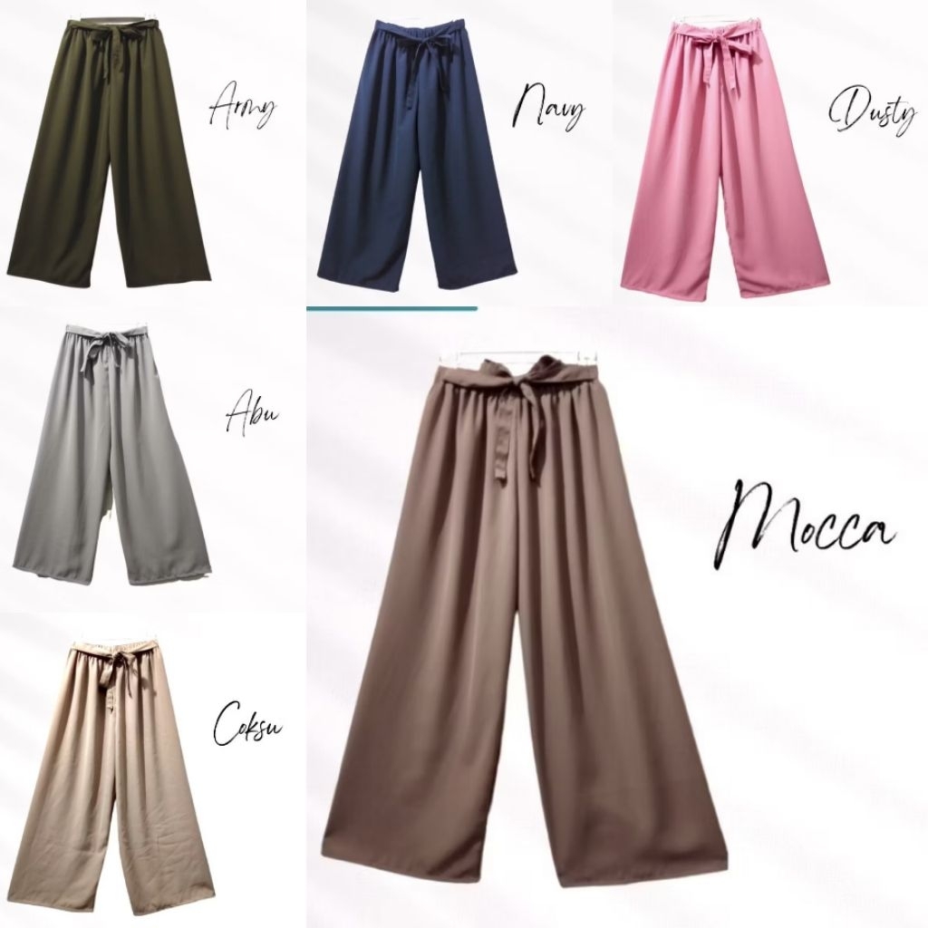 CELANA KULOT RIBBON CELANA KULOT RIBBON PANTS CELANA KULOT RIBBON BAHAN RAYON KULOT RIBBON TALI CELA