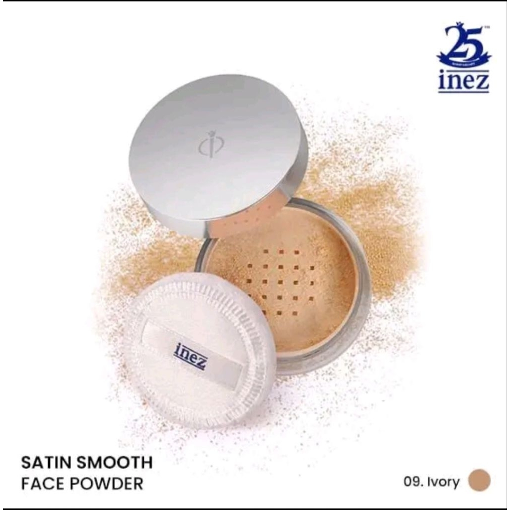 Satin smooth face powder ivory
