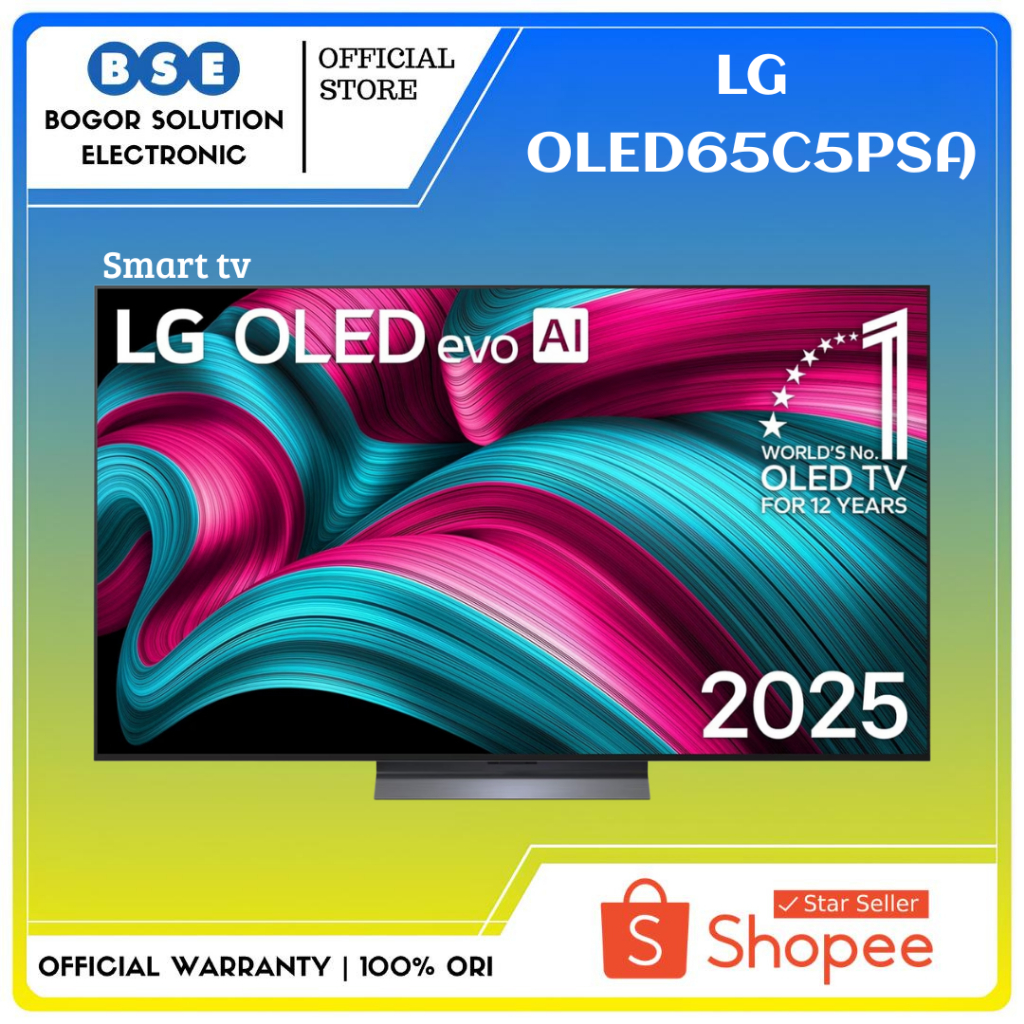 LG TV OLED 65 Inch 65C5 4K Smart TV LG OLED 65C5PSA evo AI C5 65C5