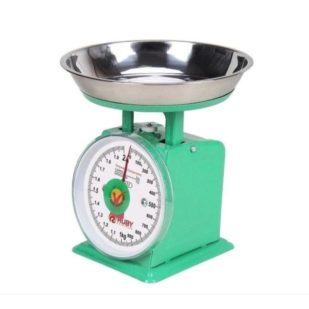 timbangan besi jarum 2kg duduk/timbangan besi jarum Ruby 2kg/timbangan buah 2kg