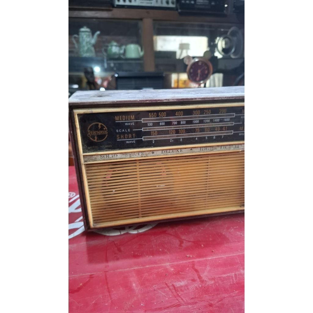Radio telesonic 175rb jadul antik vintage display lawas kuno anggap mati