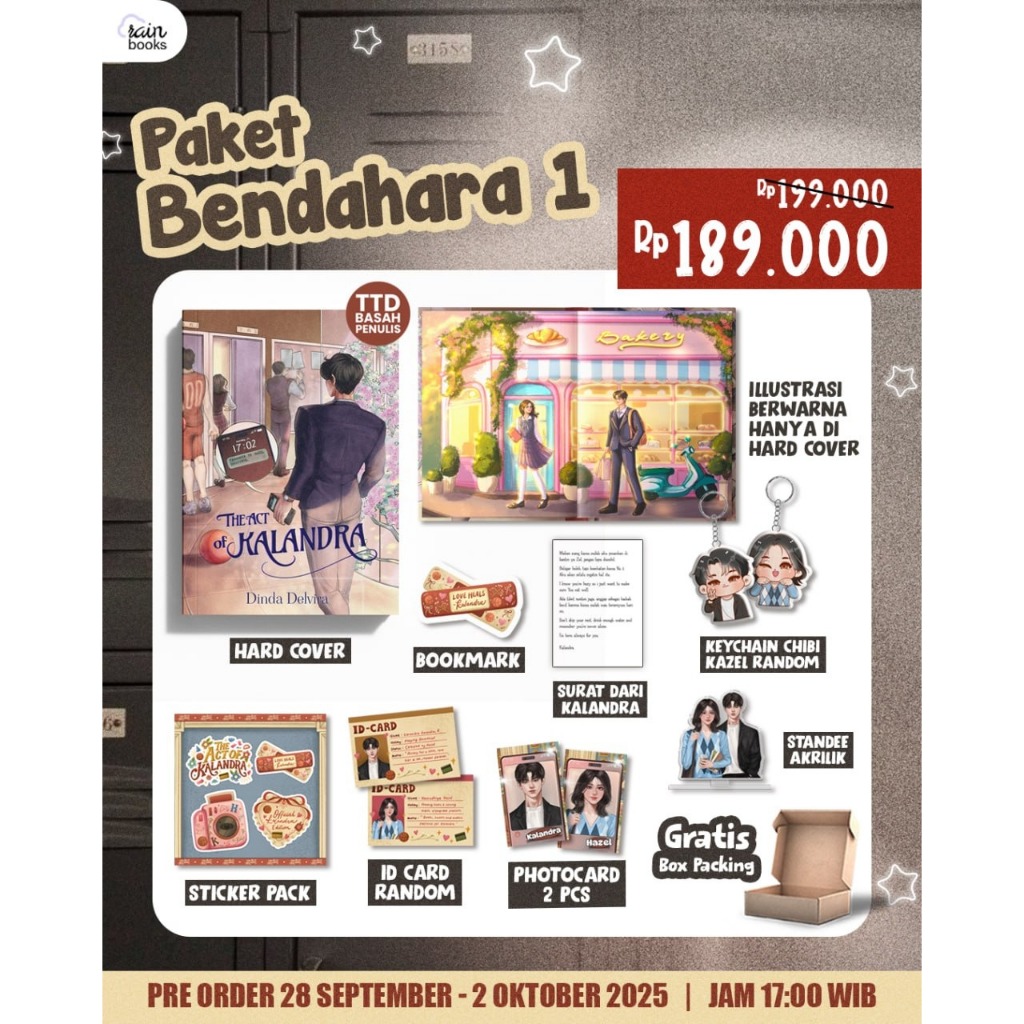 PRE ORDER NOVEL THE ACT OF KALANDRA