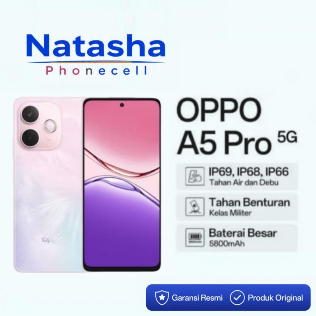 OPPO A5 Pro 5G Ram 8/256 Garansi Resmi