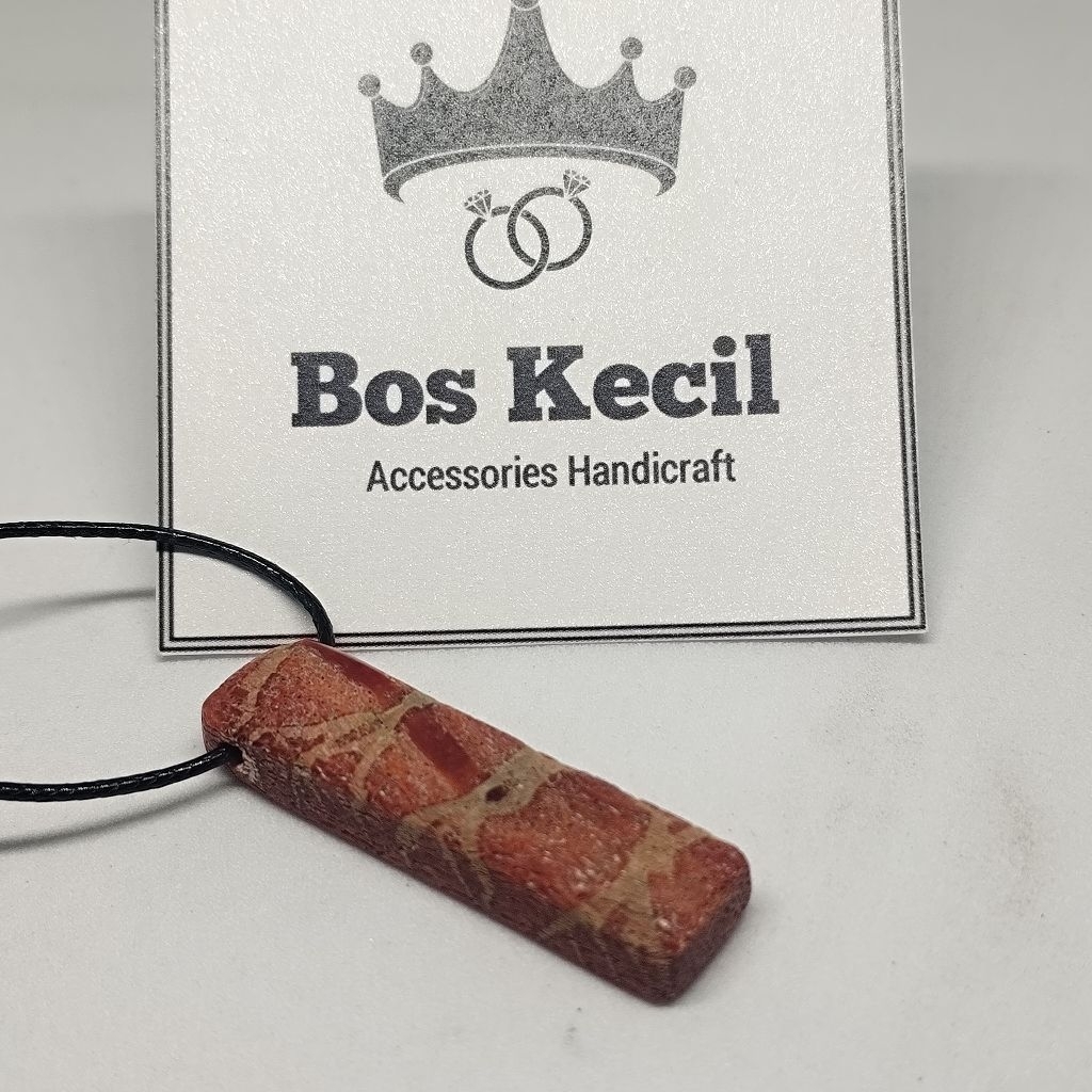 liontin kalung batu coral marjan laut asli / liontin kalung batu coral merah marjan asli / liontin k