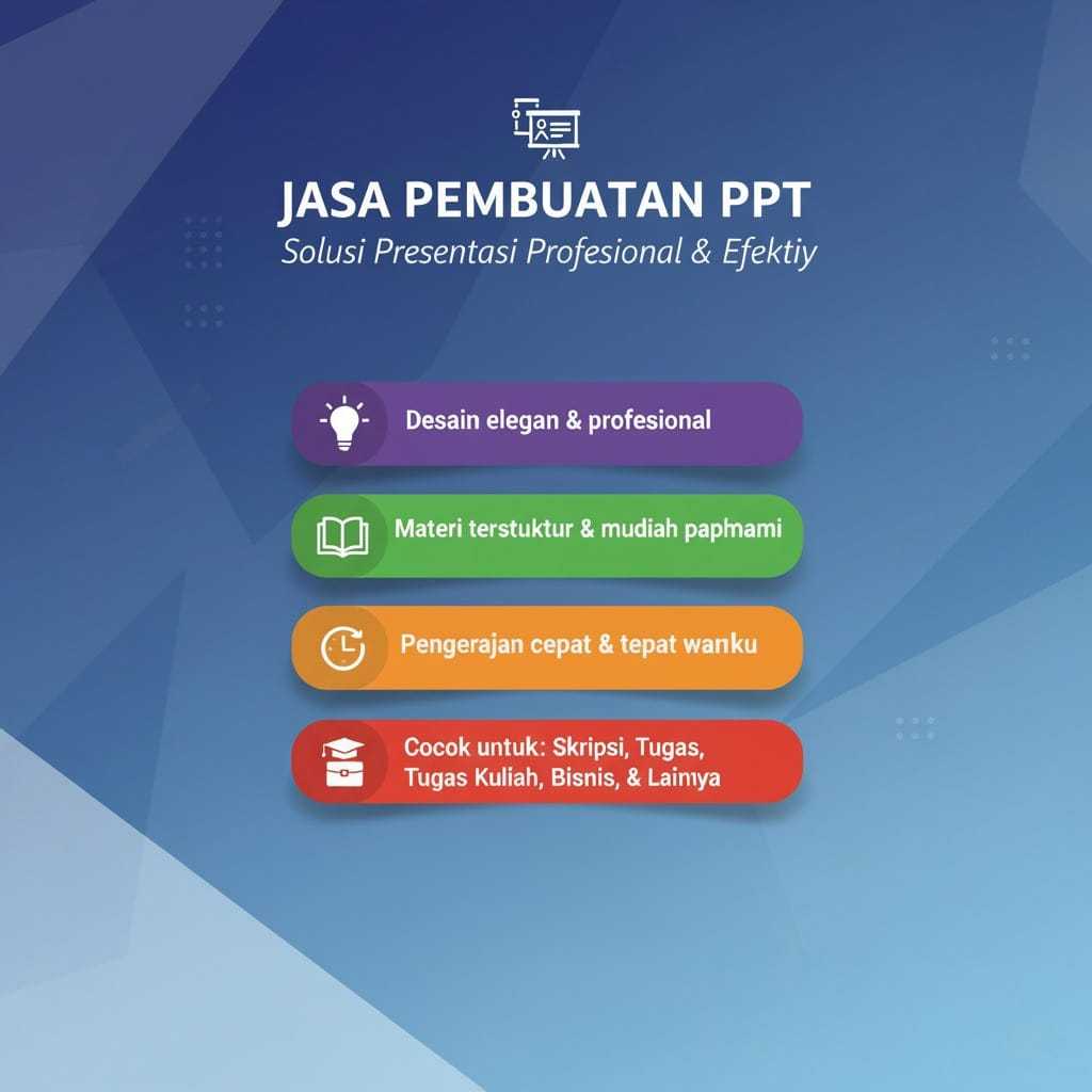 JASA PEMBUATAN PPT