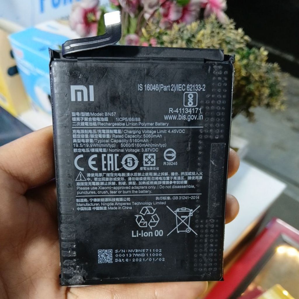 Batrai poco x3 nfc/Pro Original Copotan BN57