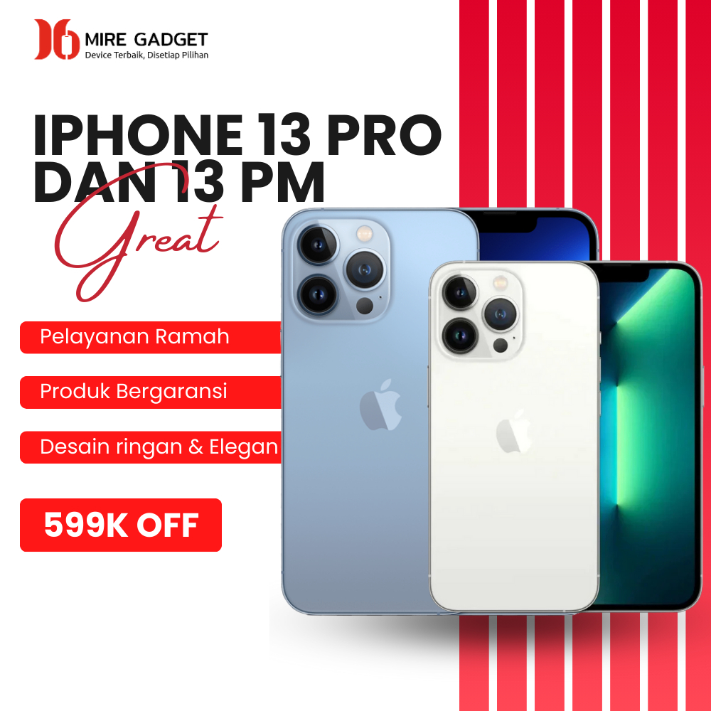 IP 13 PRO | 13 PRO MAX  Second fullset Resmi 128GB 256GB - Bergaransi | MG