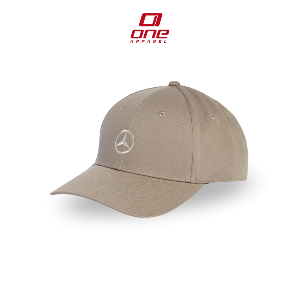 Topi Mercedes F1 Team Fan Cotton Cap Beige