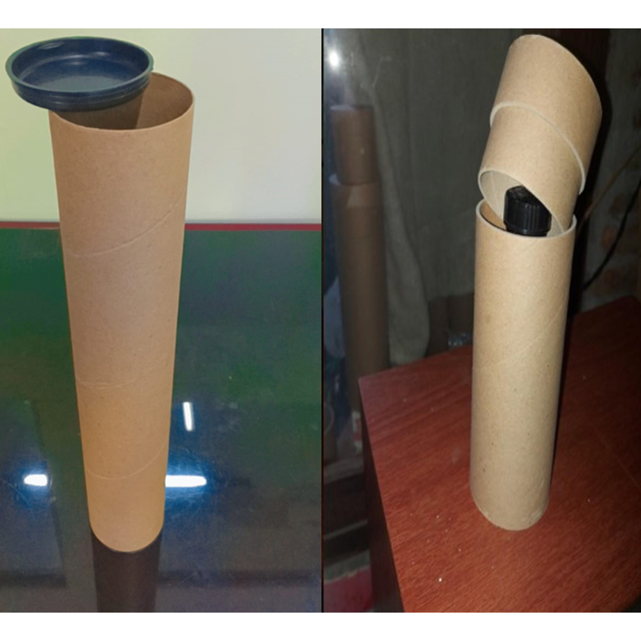 Selongsong Tabung Ijazah Wisuda Penyimpanan Packing Dokumen Dengan Tutup Kertas atau Tutup Plastik u