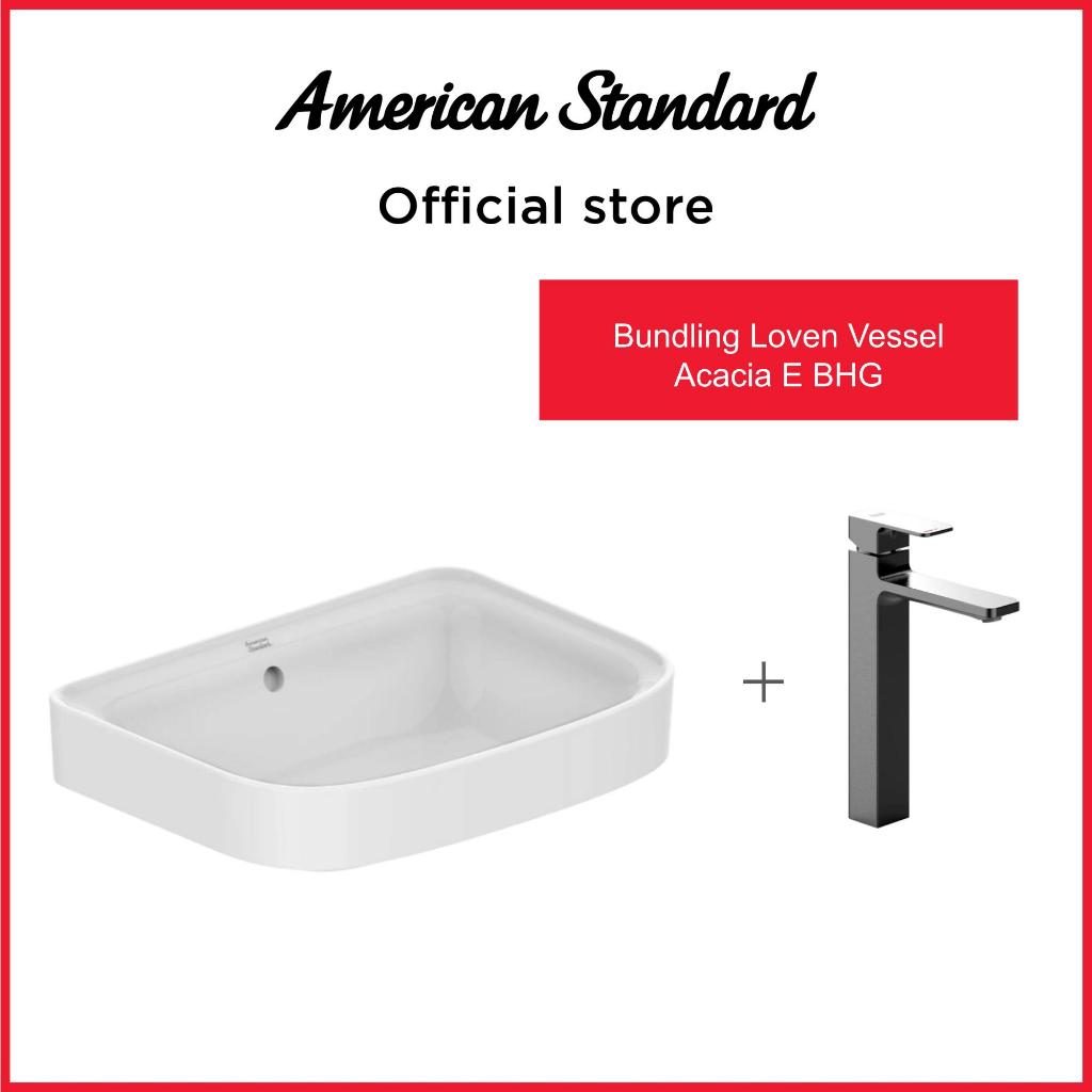 American Standard Wastafel Meja - Bundling Loven Vessel Acacia E