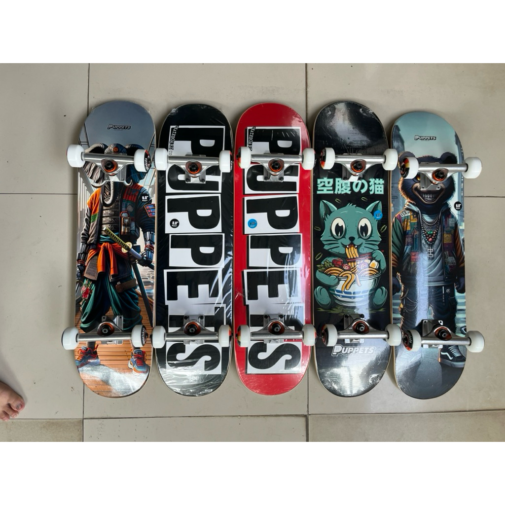 Fullset skateboard pemula puppets 2022