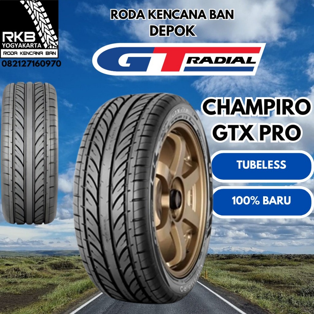 PROMO GT Radial Tipe GTX PRO 195/60 R14 - Ban Mobil Avanza