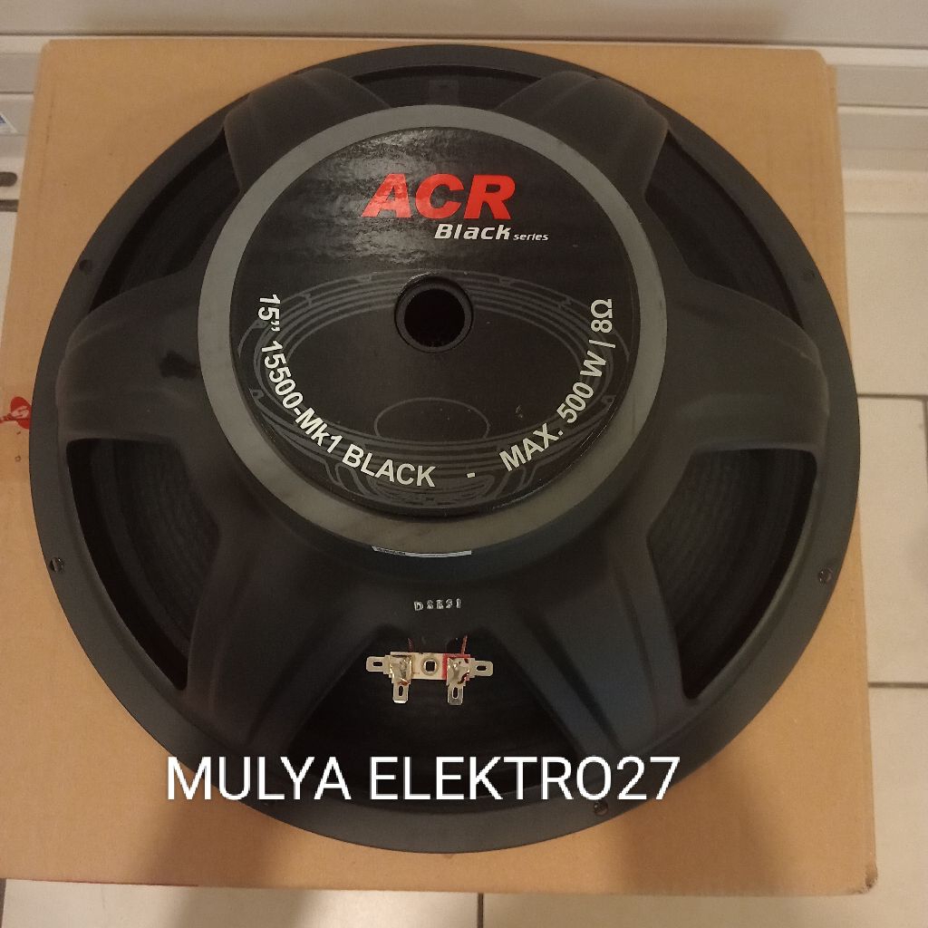 SPEAKER ACR 15 INCH 15500-MK1 BLACK ACR FULL RANGE