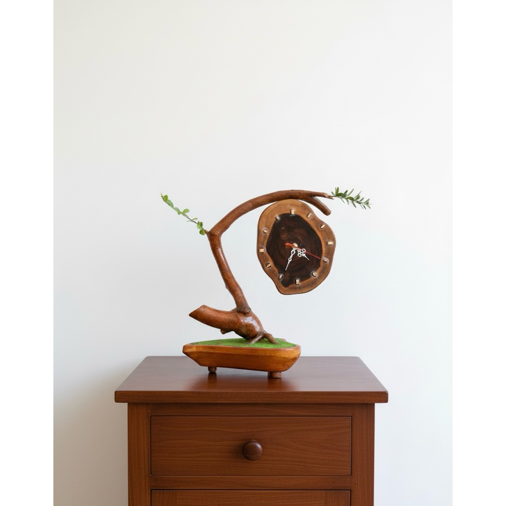 JAM MEJA BONSAI KAYU AESTHETIC JAM MEJA ANALOG AESTHETIC