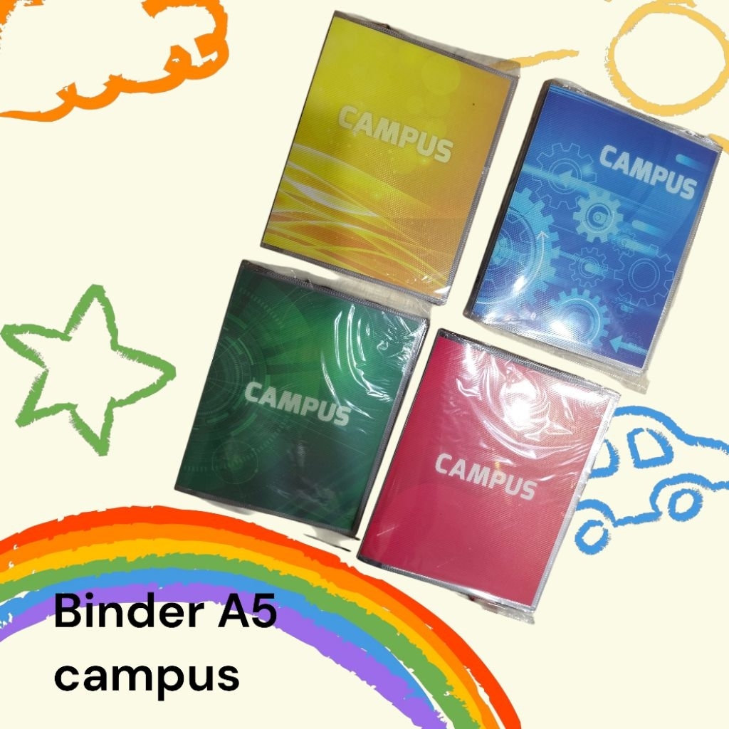 MAP BINDER A5 CAMPUS WARNA