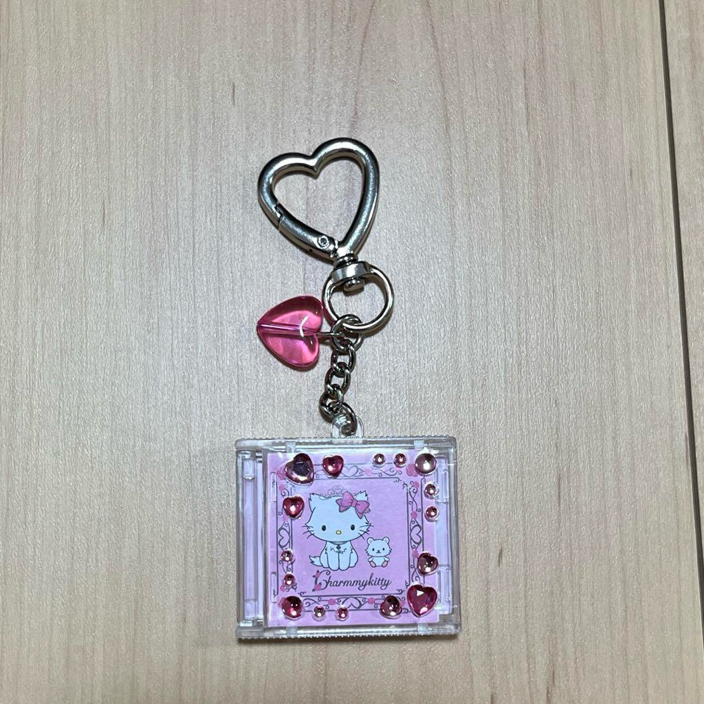 charmmy kitty cd keychain sanrio blind box