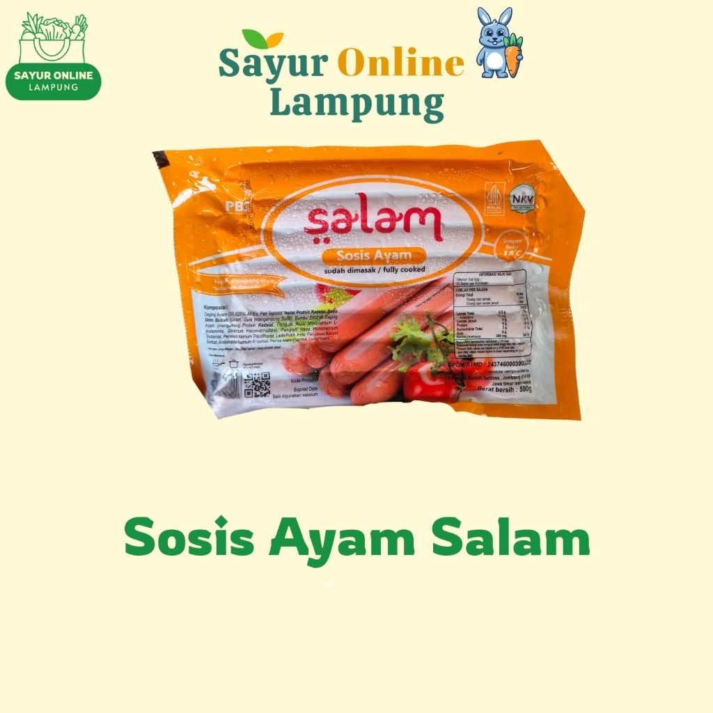 Sosis Ayam Salam - Frozen Food - Sayur online Lampung