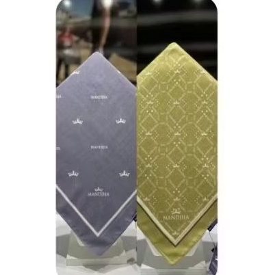 Mandjha Hijab Motif Series terbaru By Ivan Gunawan Scarf hijab kerudung mandjha ivan gunawan