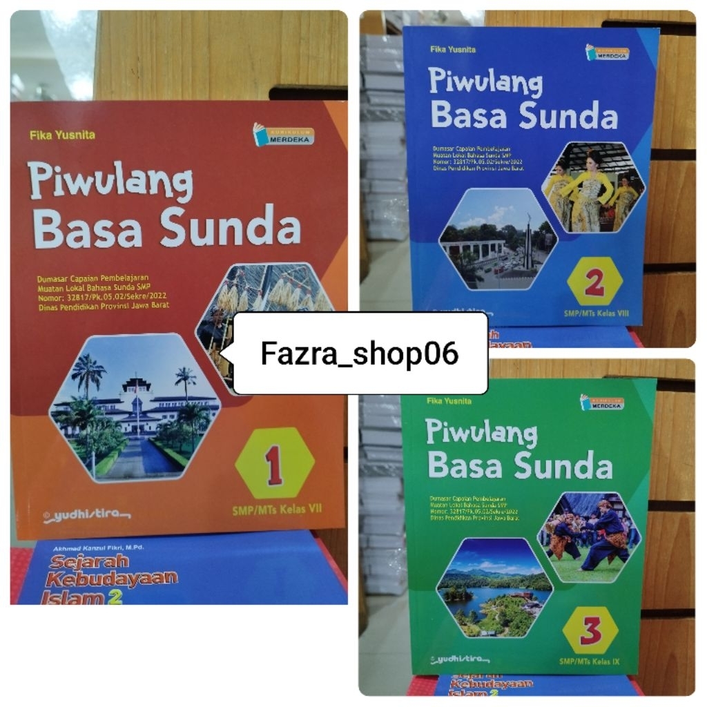 NEW & ORI Buku Piwulang Basa Sunda SMP/MTs Kelas 1 7 VII, 2 8 VIII, 3 9 IX Kurikulum Merdeka Yudhist