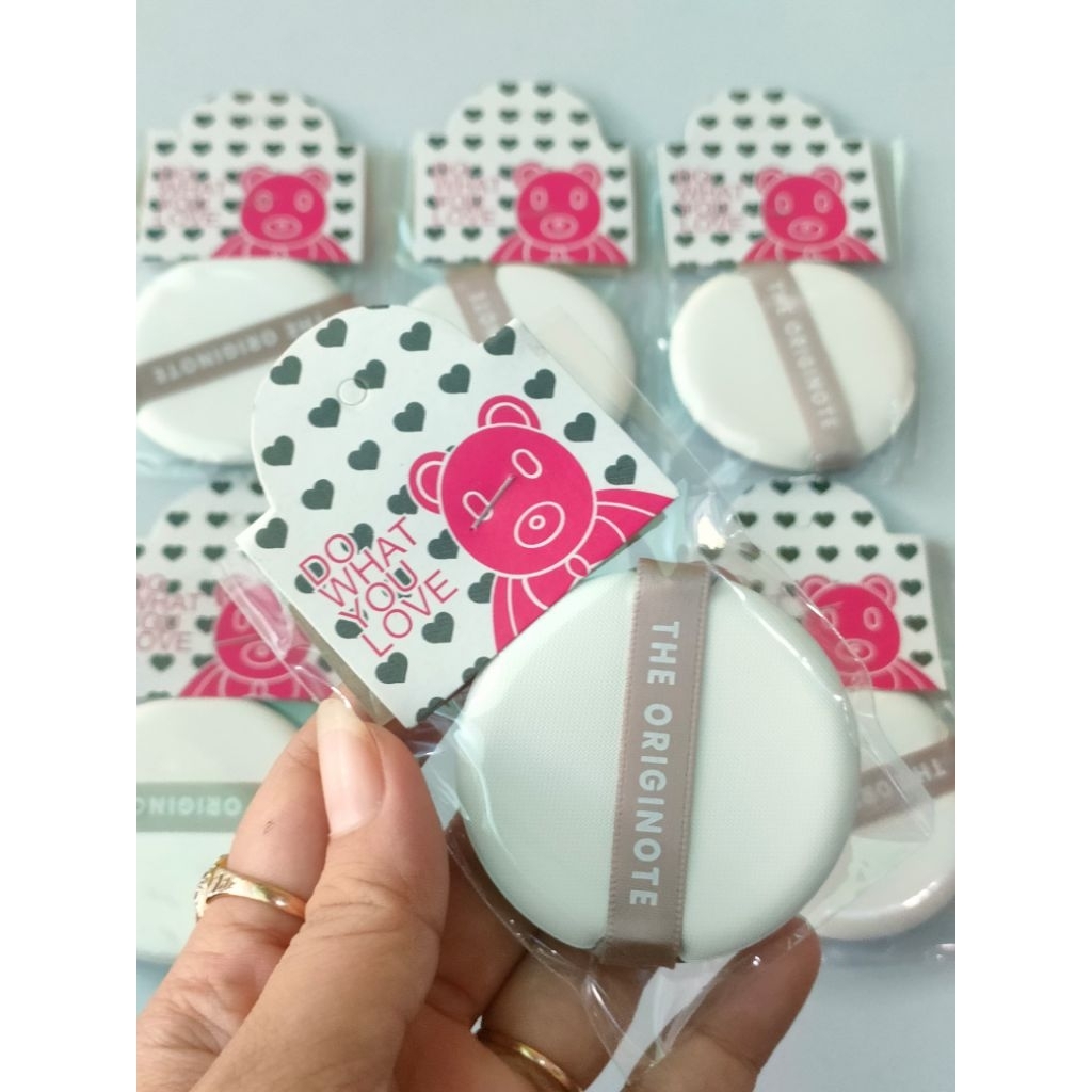 Sponge bedak originote bulat • sponge cushion • sponge bedak cushion