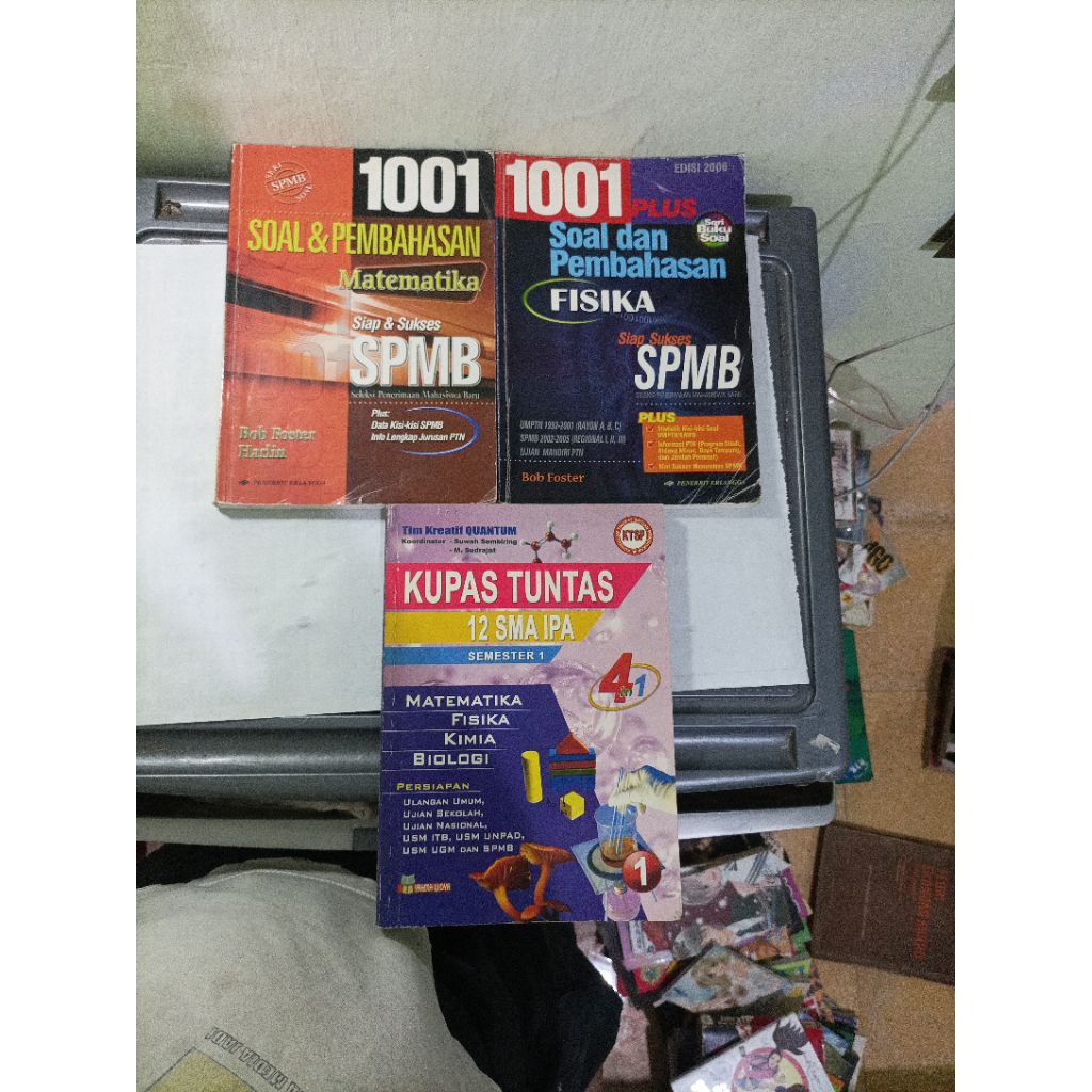 buku 1001 soal dan pembahasan matematika dan fisika spmb, Kupas Tuntas 12 SMA IPA/ per buku