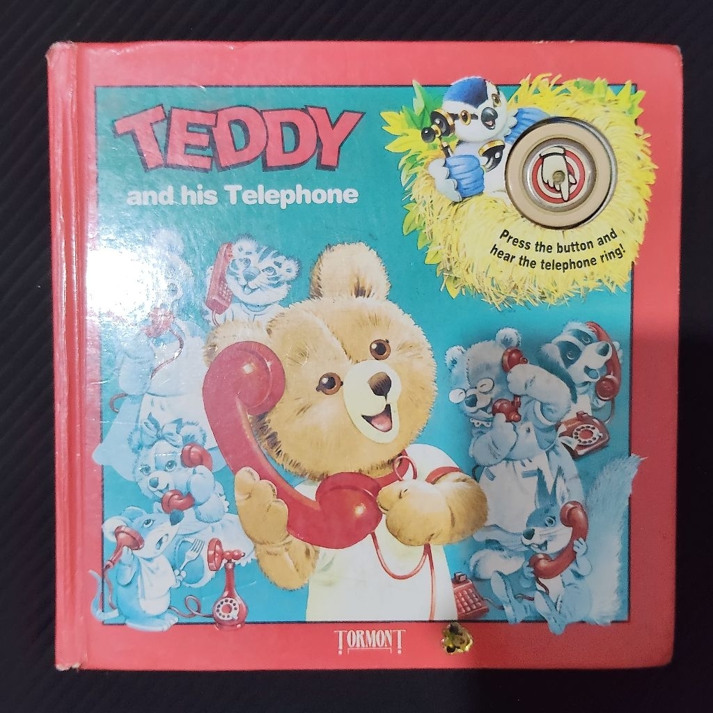 Buku Original • Buku Anak Boardbook Bahasa Inggris - Teddy & His Telephone