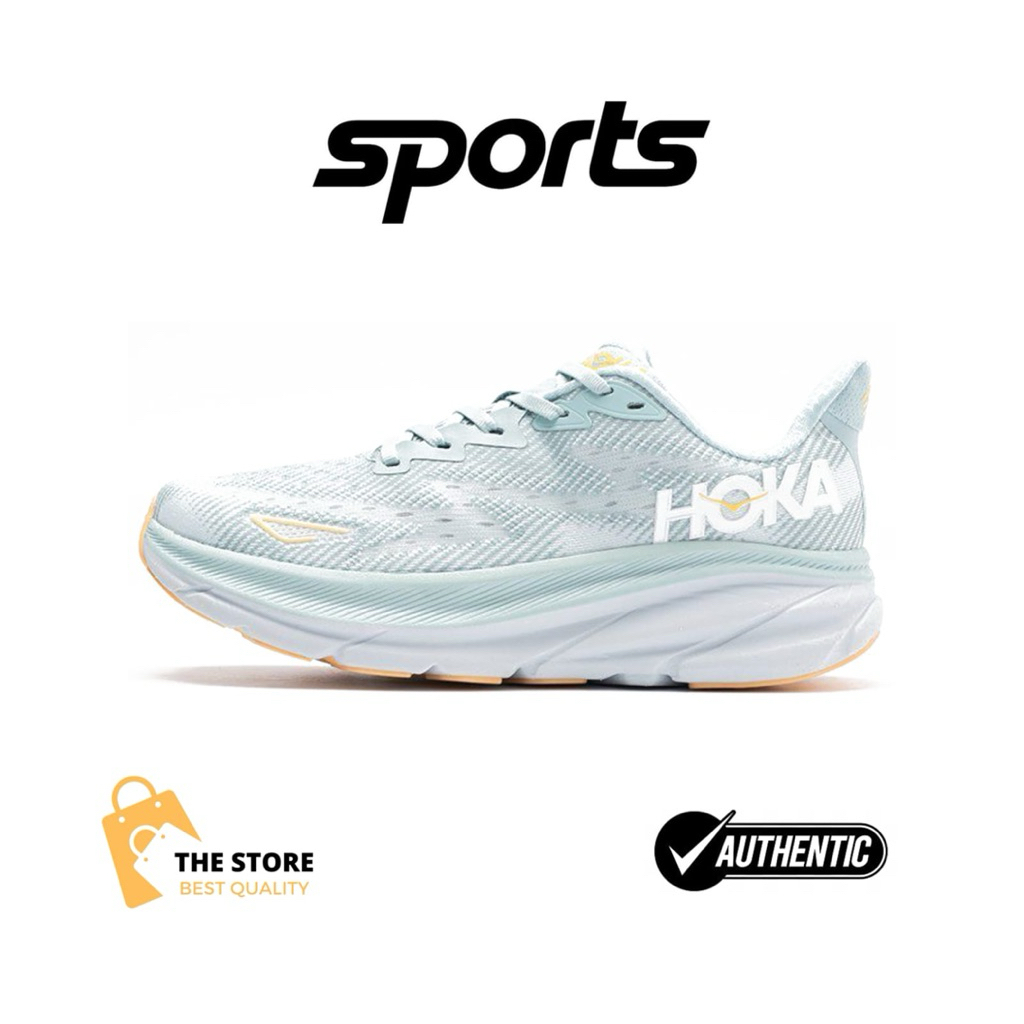 Sepatu Lari Hoka Clifton 9 Cloud Blue