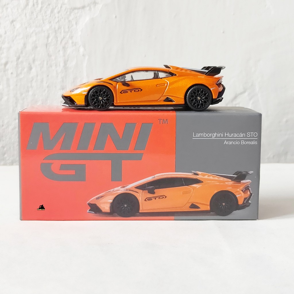 MINI GT - 511 - LAMBORGHINI HURACAN STO ARANCIO BOREALIS