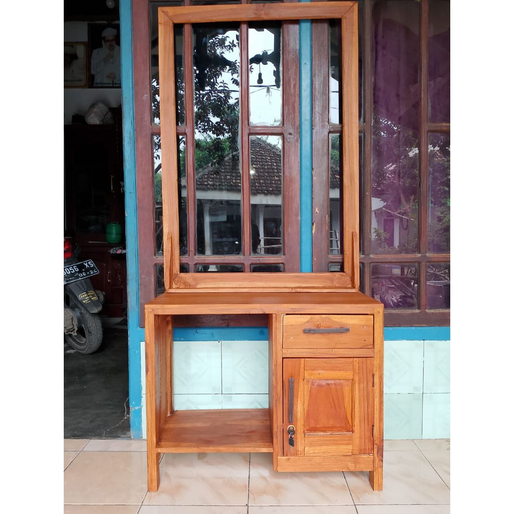 lemari laci meja laci barbershop pangkas rambut potong rambut