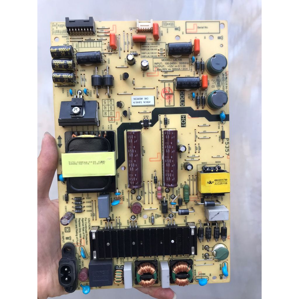 PSU POWER SUPLAY TV LED PANASONIC TH-43FX400G TH 43FX400G ORIGINAL CABUTAN