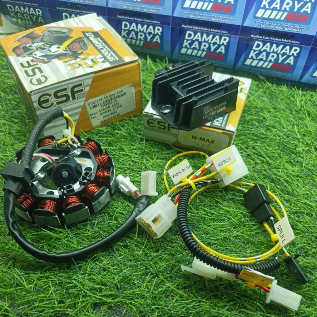 PAKET FULLWAVE SOKET FULLWAVE SPULL KIPROK JUPITER MX 1S7 ORIGINAL ESF