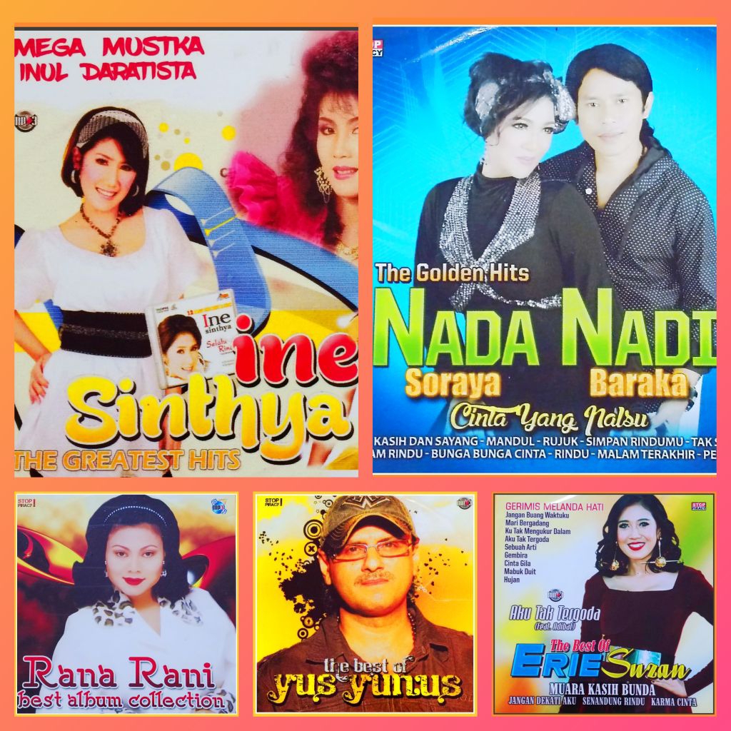 Kaset MP3 Lagu Dangdut NADA NADI - INE SINTHYA - YUS YUNUS - RANA RANI Album
