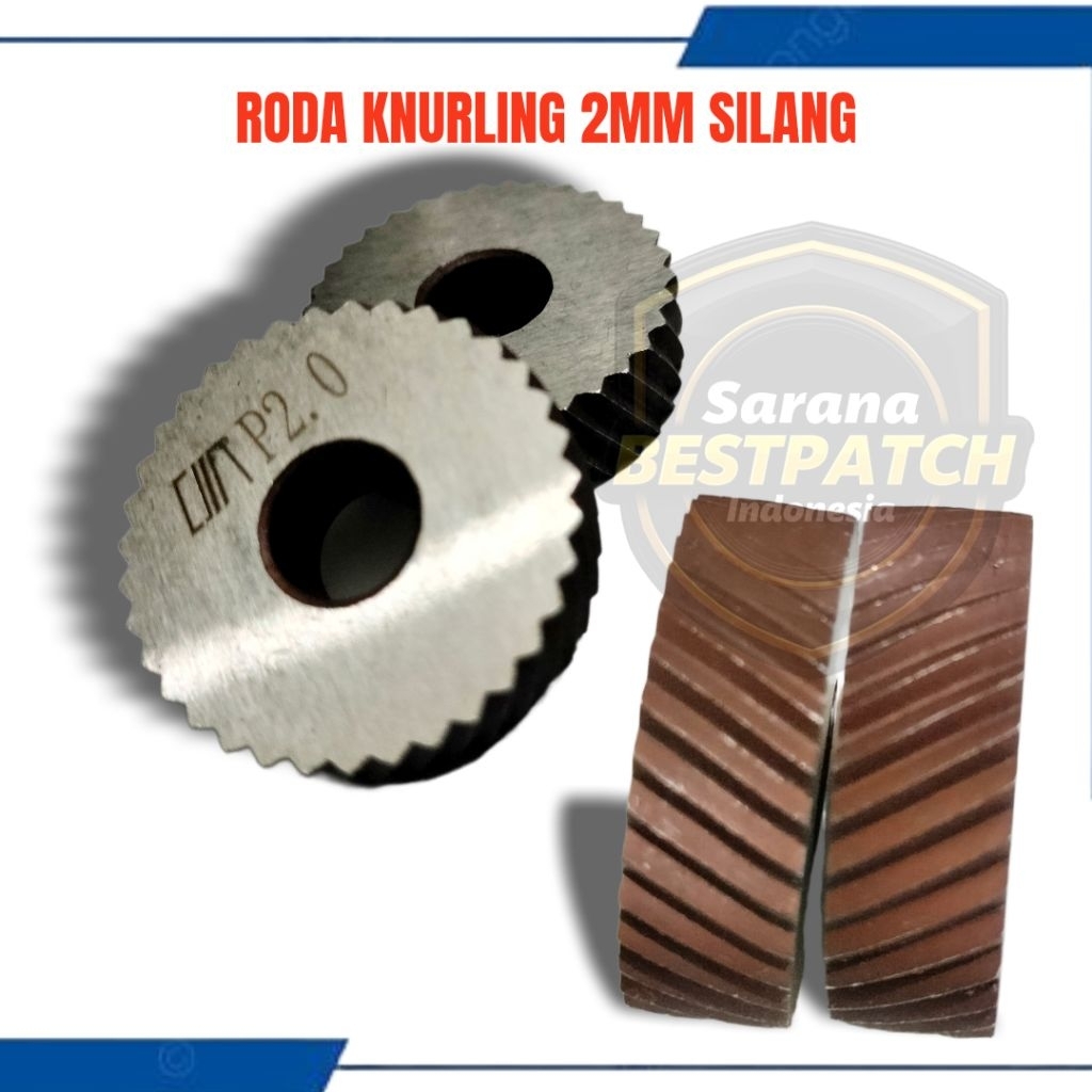RODA KNURLING 2 MM SILANG