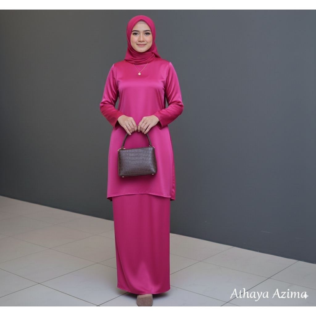 SETELAN KURUNG MELAYU TERBARU/BAJU KURUNG POLOS SET ROK SETELAN KURUNG MELAYU BAJU DAN ROK