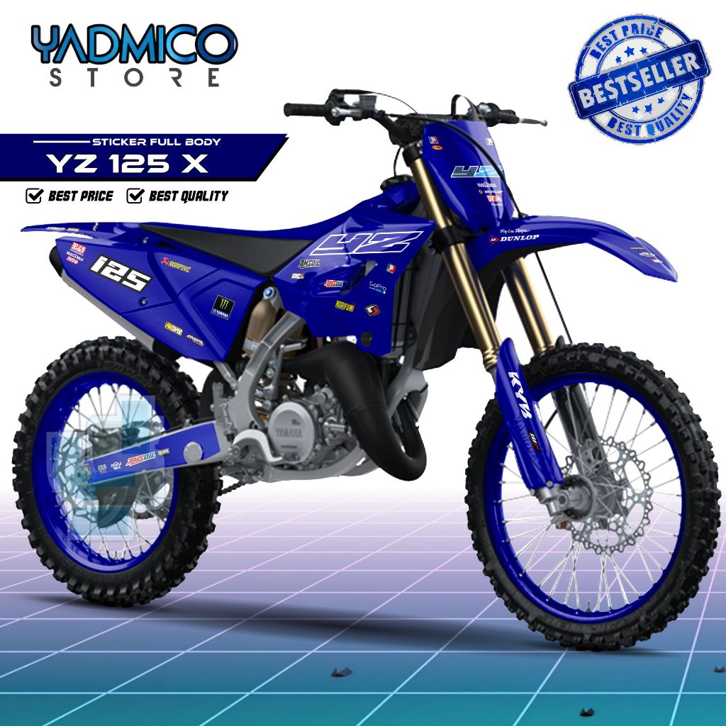 【PROMO】 Decal YZ 125X 2022 Full Body / Stiker Motor YZ 125 X 2022 Fullbody / Dekal YZ 125 2022 / Str