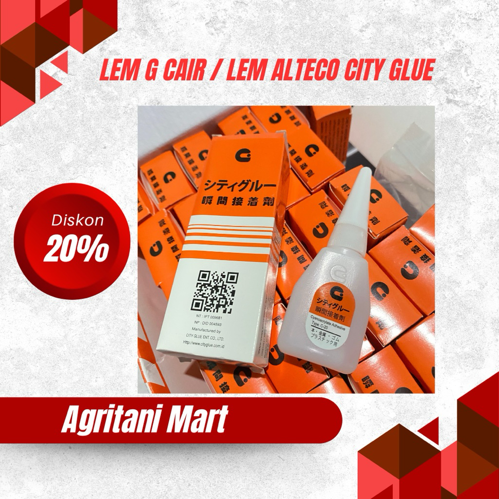 Lem G Cair Super Kuat - Power Glue / Lem Alteco Cair Harga Grosir