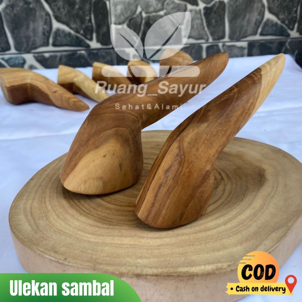 Ulekan Kayu Jati , Ulekan Sambal , Ulekan Kayu