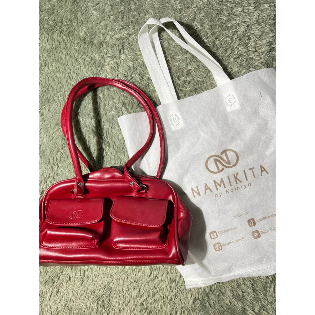 Shoulder bag NAMIKITA merah