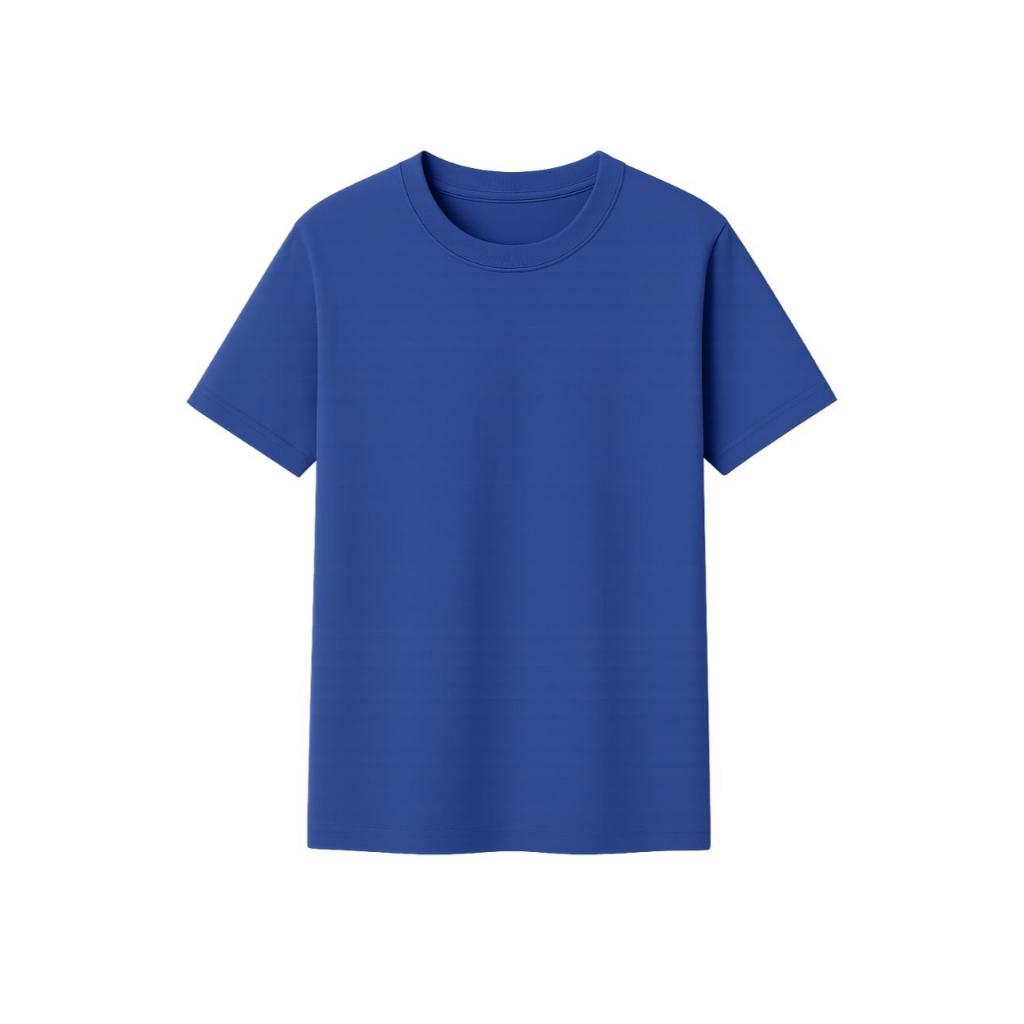 Kaos Polos "Biru Benhur" Cotton Combed 24s