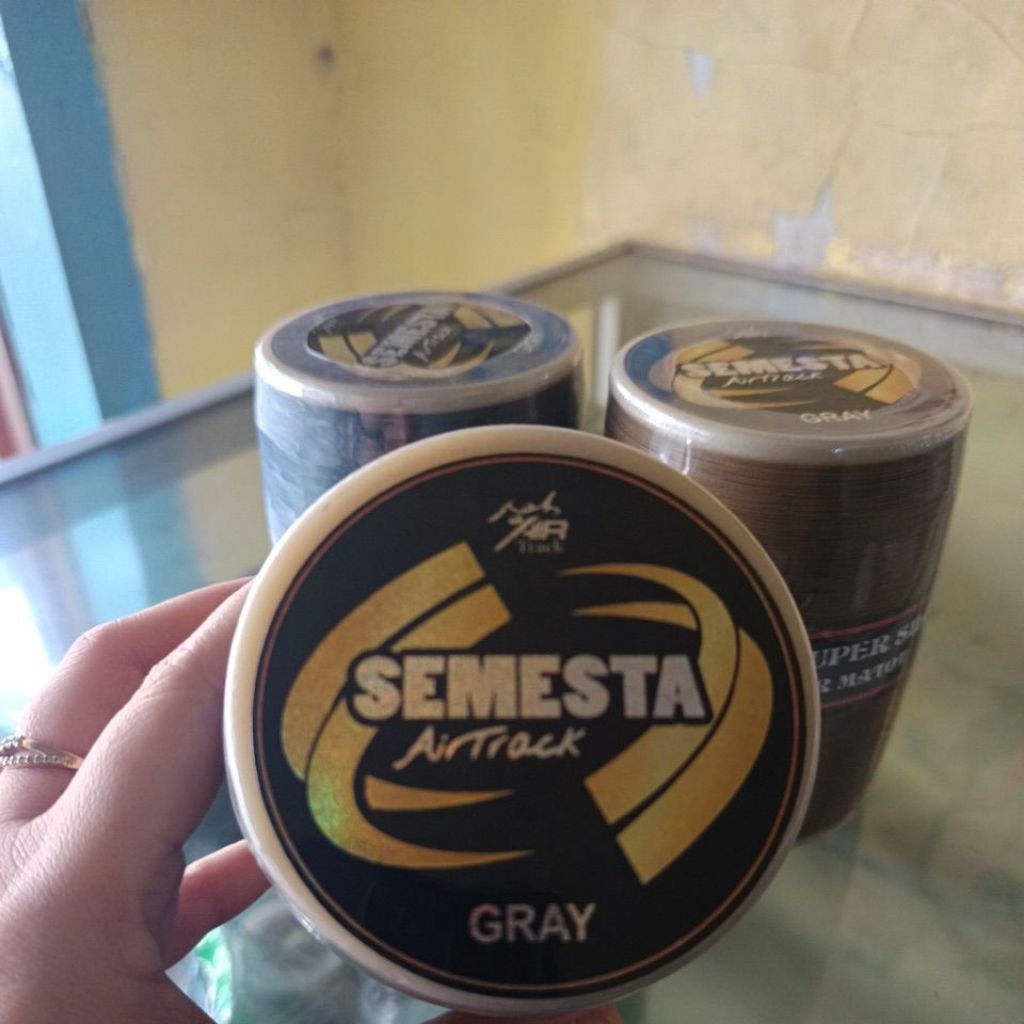 Gelasan senar mati/matot 023 abu sugoi SEMESTA klos gading6000 yard original AirTrack