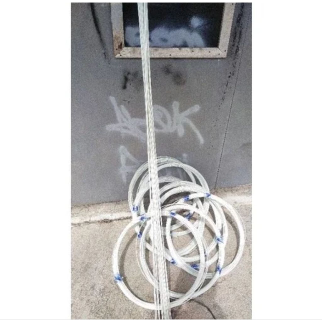 FIBER TELKOM BAHAN JORAN PANCING LENTUR PANJANG 100 CM / 1 METER DIAMETER 2,5MILI