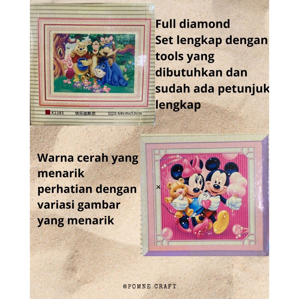DIAMOND PAINTING SET- 5D DIY Diamond Painting Karakter