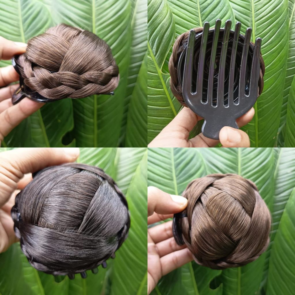 sanggul modern, sanggul anyam , sanggul jepit keong