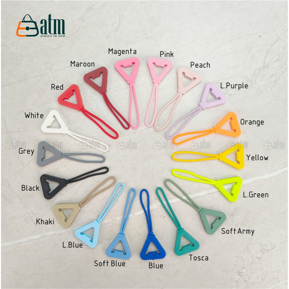 Puller Rope /  Tarikan Zipper Segitiga