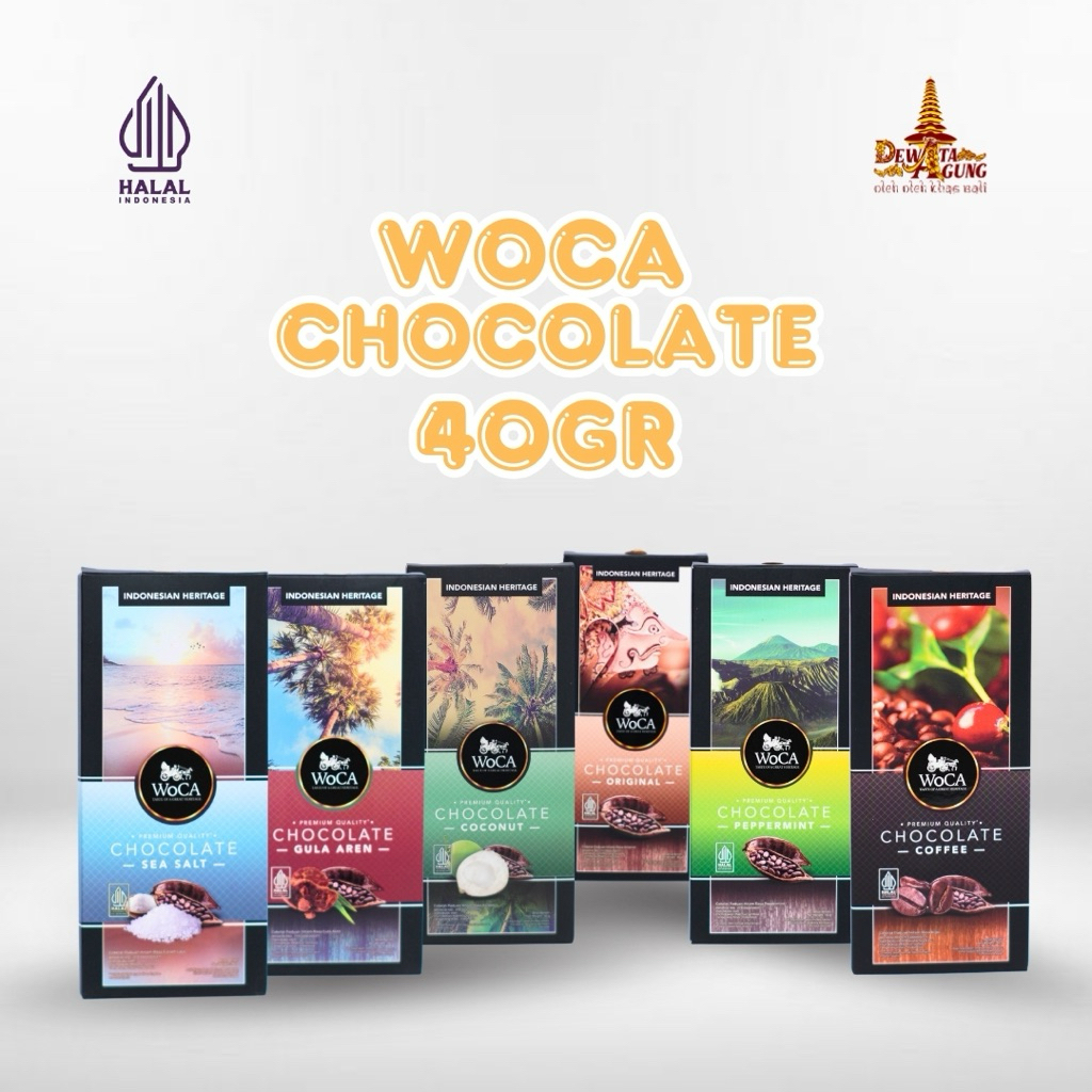 Woca Chocolate Oleh-oleh Khas Bali 40gr
