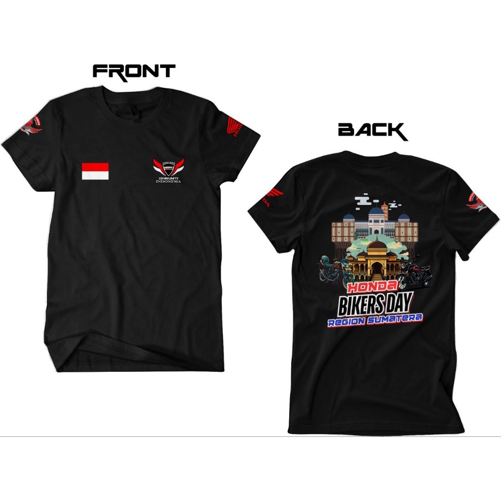 baju verza honda biker day sumatra tahun 2025